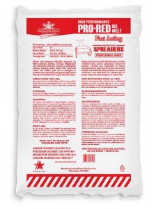 Pro Red Spreader Salt melts to Zero (0) - No Dye (49 PER PALLET) $6.40 PER BAG